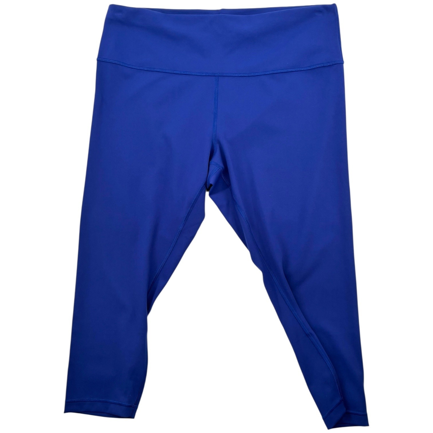 Lululemon Wunder Train Hr Crop 24" Larkspur Blue Size 20 Train Leggings
